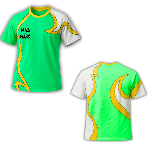 Maillot de sport éclair de MARS vert clair