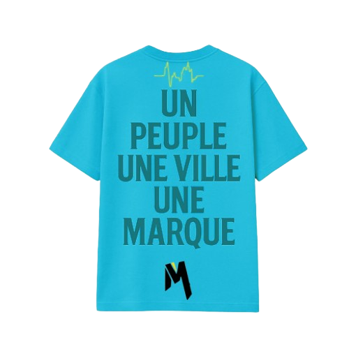 T-shirt MAD by MARS pour le peuple bleu ciel