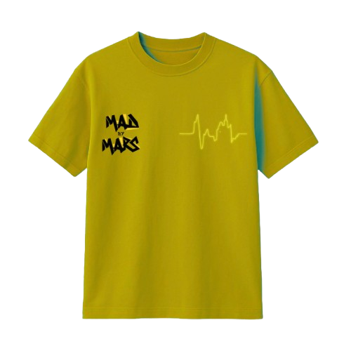 T-shirt MAD by MARS pour le peuple vert foncé