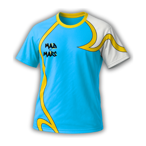 Maillot de sport éclair de MARS bleu ciel