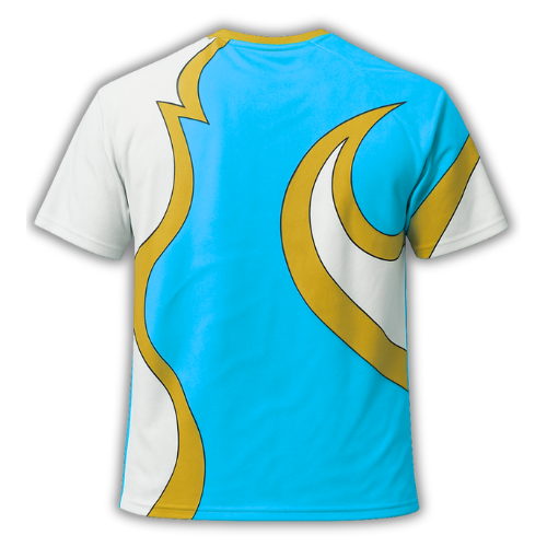 Maillot de sport éclair de MARS bleu ciel